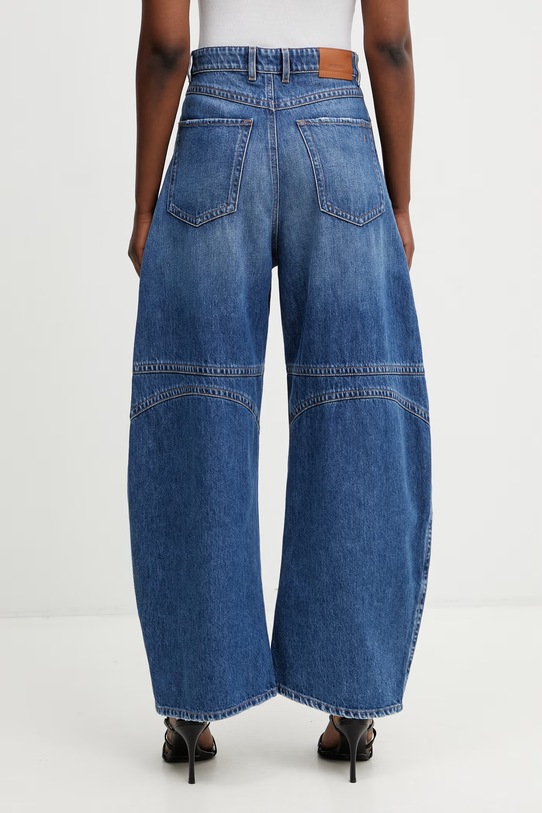 Odzież Sportmax Spxviolino jeansy damskie 2612181052600 niebieski