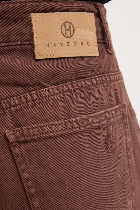 Haveone jeansy damskie brązowy PGZ.Q115