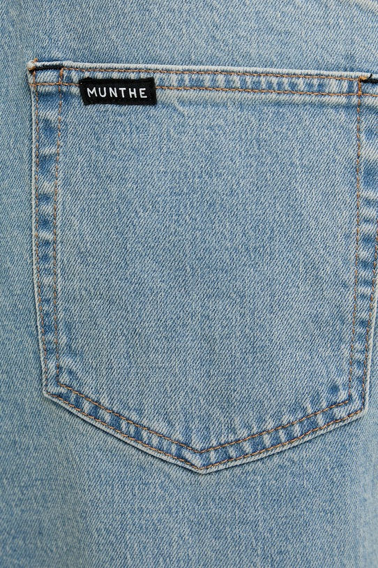 MUNTHE jeansy wide leg damskie BRALI 261143526187 niebieski