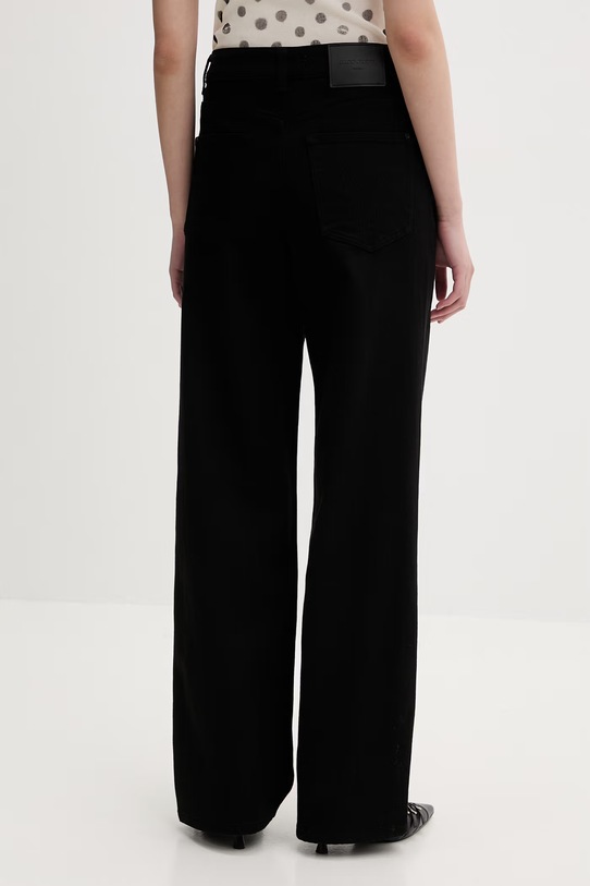 Odzież Miss Sixty jeansy straight damskie 6M1JJ2521I czarny