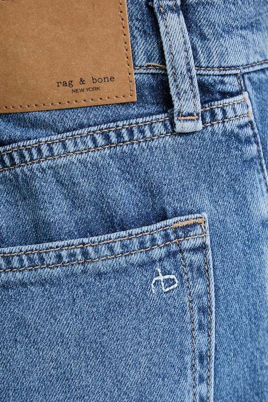 rag & bone jeansy wide leg damskie niebieski RJ2826S1XML