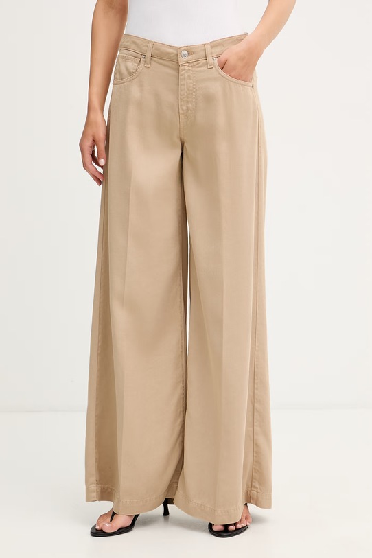 ViCOLO джинси wide leg жіночі бежевий DAB5151