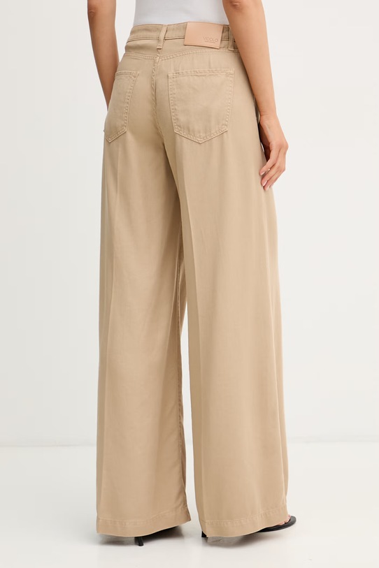 Одяг ViCOLO джинси wide leg жіночі DAB5151 бежевий