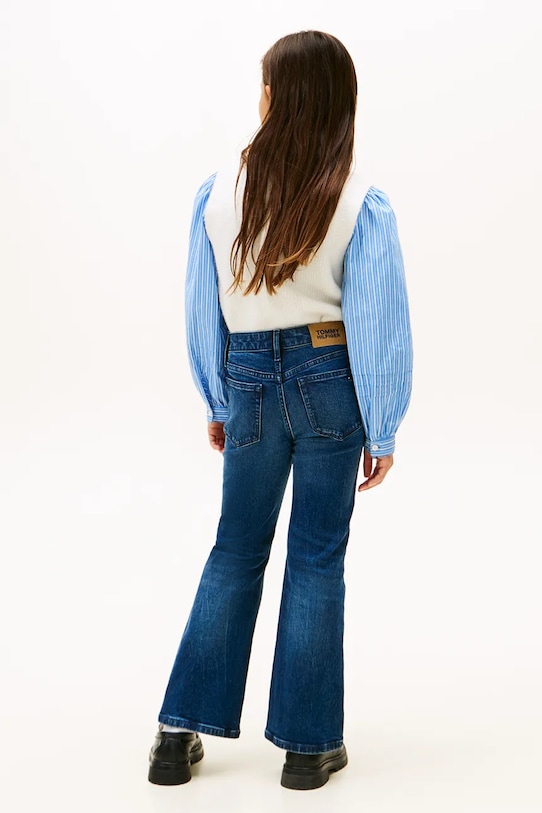 Tommy Hilfiger jeansy dziecięce FLARE niebieski KG0KG08959.128.176.PPY2