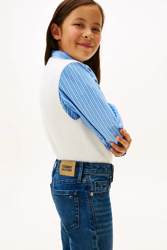 Tommy Hilfiger jeansy dziecięce FLARE KG0KG08959.128.176.PPY2 niebieski