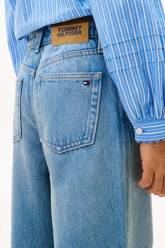 Dječje traperice Tommy Hilfiger MABEL WIDE KG0KG08963.122.PPY2 plava