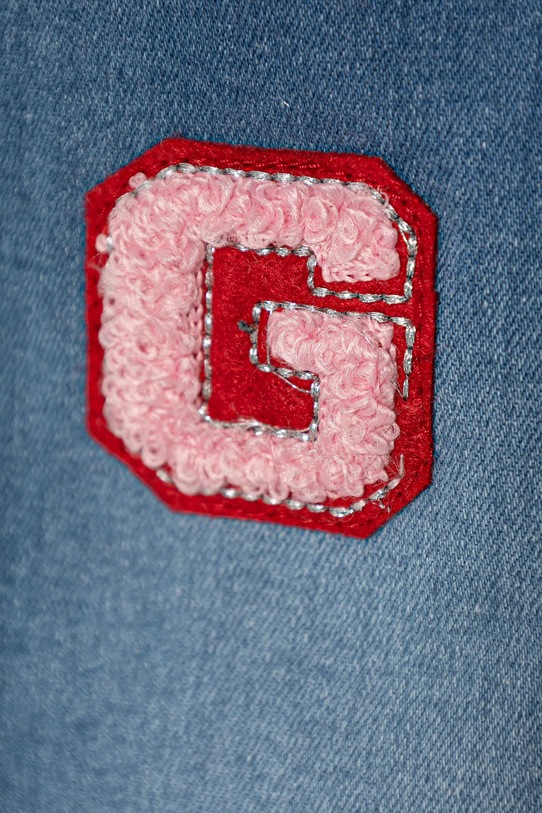 Dziewczynka Guess jeansy niemowlęce A6RA00.D4CA0.PPY2 niebieski