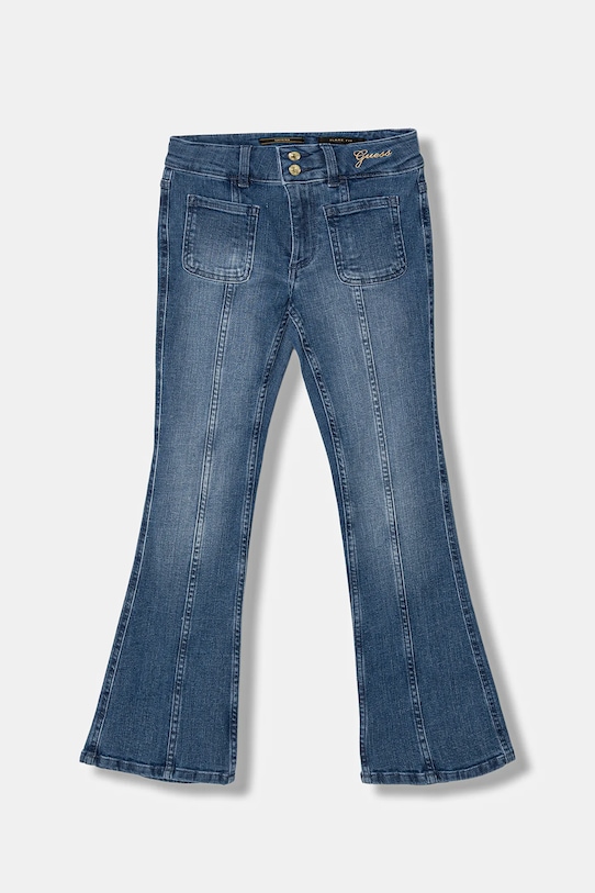 Guess jeansy z regulacją niebieski J6RA12.D5G90.PPY2