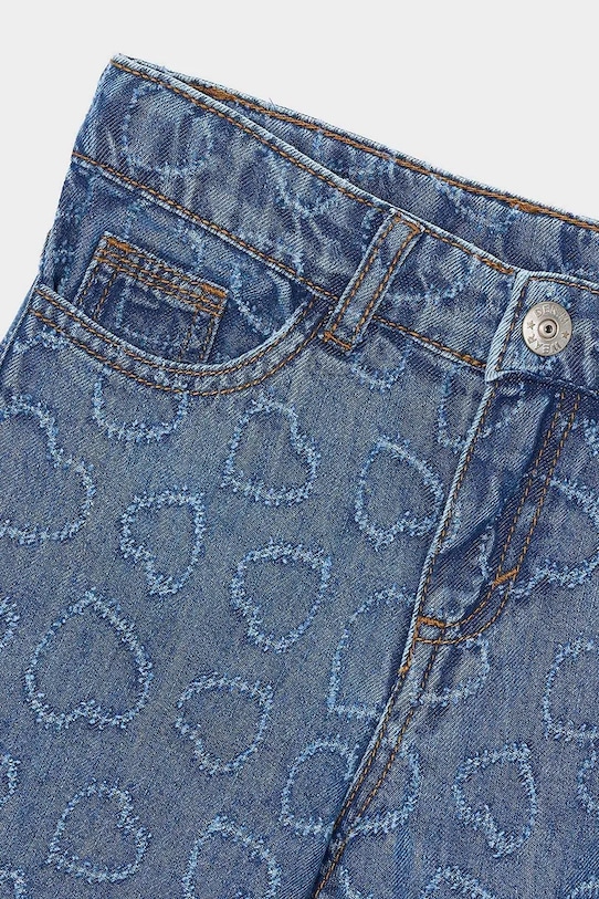 Dziewczynka Mayoral jeansy dziecięce 3590.6H.Mini.PPY2 granatowy