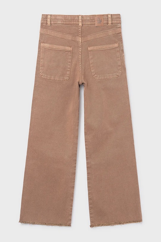 Девочка Детские джинсы Mayoral 6549.8B.Junior.PPY2 коричневый