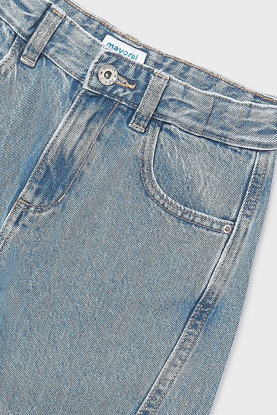 Dziewczynka Mayoral jeansy dziecięce 6552.8C.Junior.PPY2 niebieski