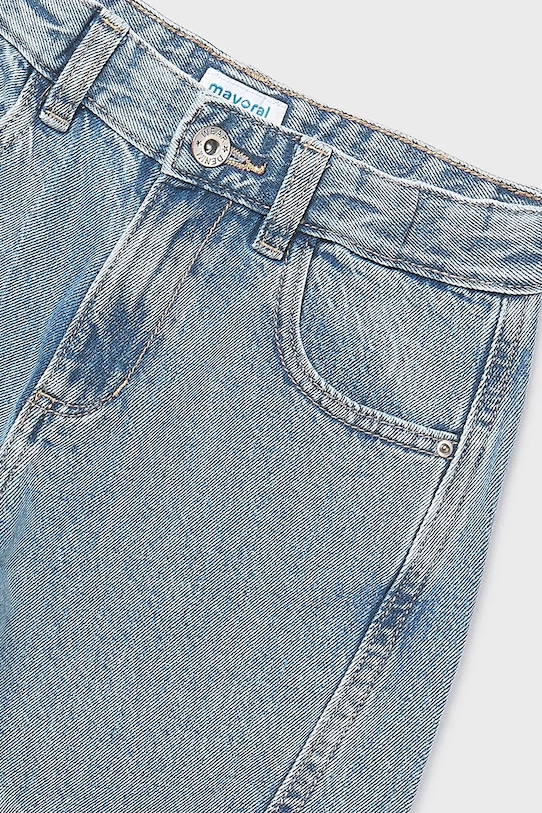 Dziewczynka Mayoral jeansy dziecięce 6552.8C.Junior.PPY2 niebieski