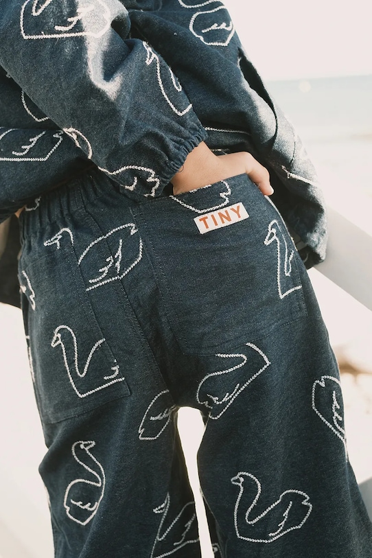 Дитячі джинси Tinycottons BIG SWANS DENIM PANT SS26.329