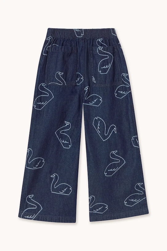 Дівчинка Дитячі джинси Tinycottons BIG SWANS DENIM PANT SS26.329 блакитний