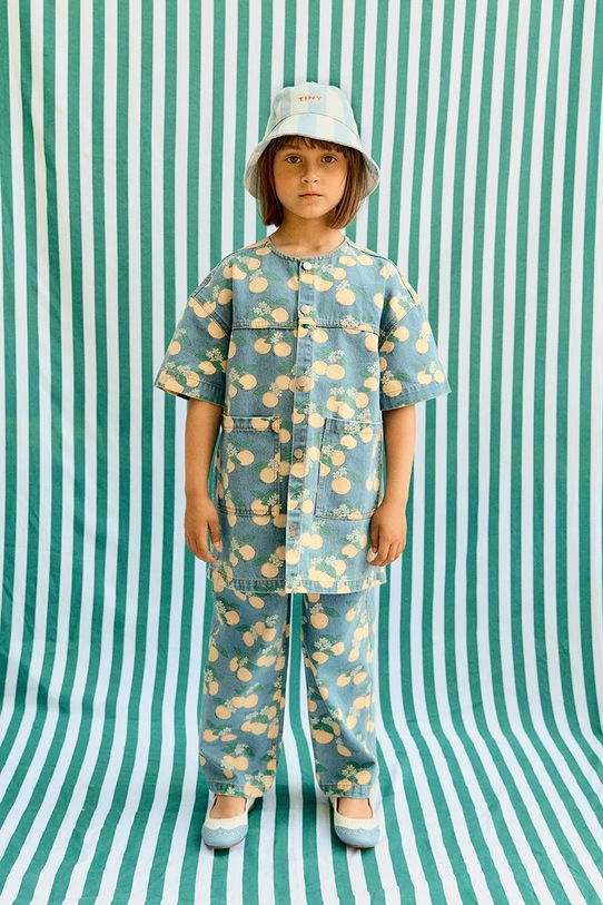 Tinycottons jeansy dziecięce ORANGES DENIM JEANS SS26.362