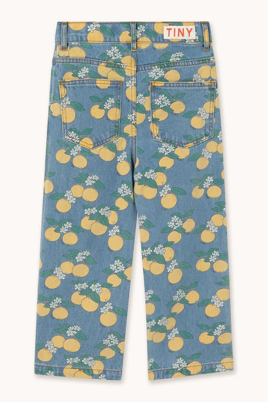 Dziewczynka Tinycottons jeansy dziecięce ORANGES DENIM JEANS SS26.362 niebieski