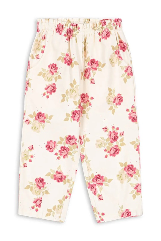 Παιδικά τζιν Konges Sløjd MAGOT FRILL PANTS GOTS Planet friendly λευκό KS104970.PPY2