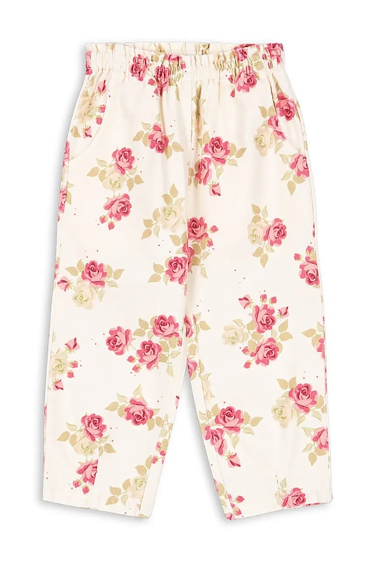 Παιδικά τζιν Konges Sløjd MAGOT FRILL PANTS GOTS Planet friendly λευκό KS104970.PPY2