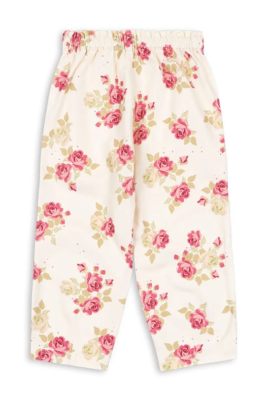 Παιδικά τζιν Konges Sløjd MAGOT FRILL PANTS GOTS KS104970.PPY2 λευκό SS26