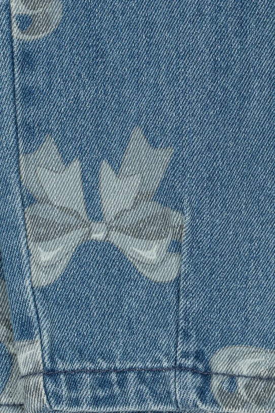 Konges Sløjd jeansy dziecięce MAGOT FRILL PANTS GOTS granatowy KS104970.PPY2