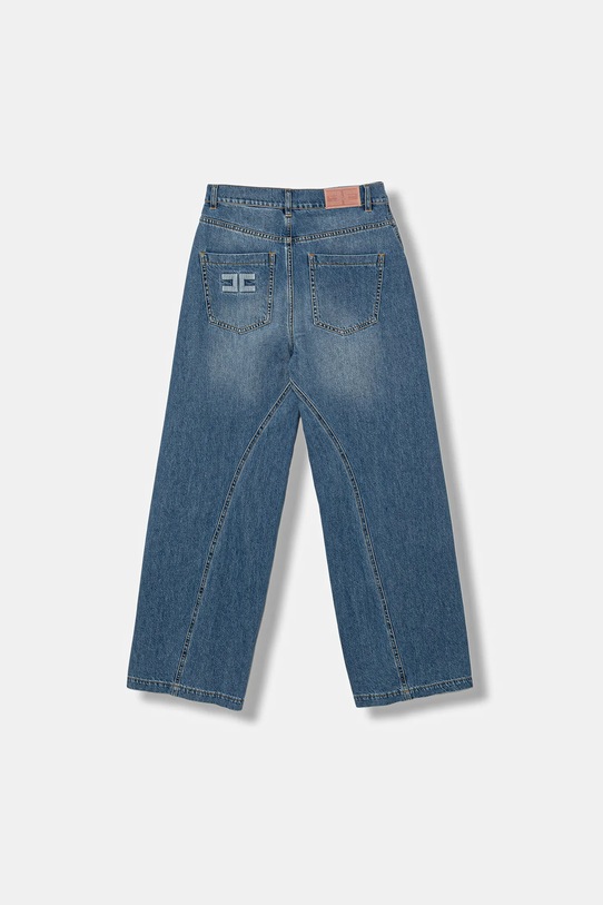 Elisabetta Franchi jeansy dziecięce EFPA312.0.DF011 niebieski SS26