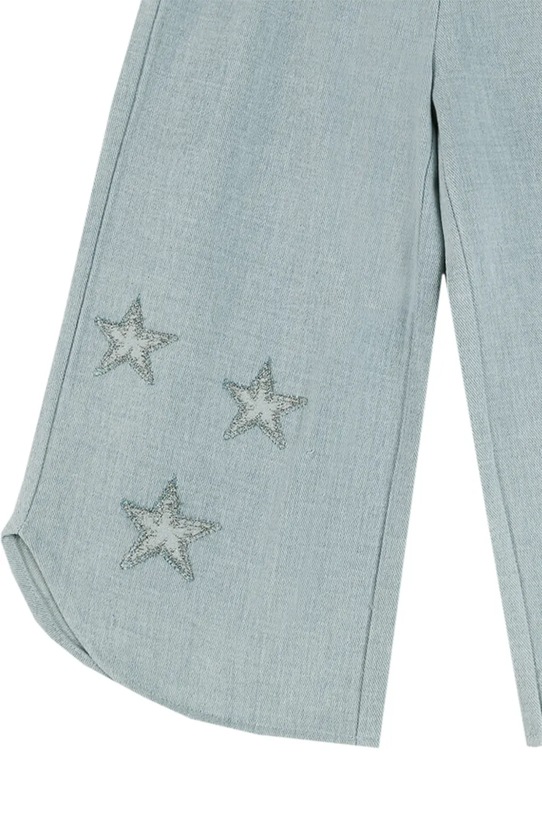 Donsje jeansy Hauke Denim Trousers Stars 4116001 niebieski