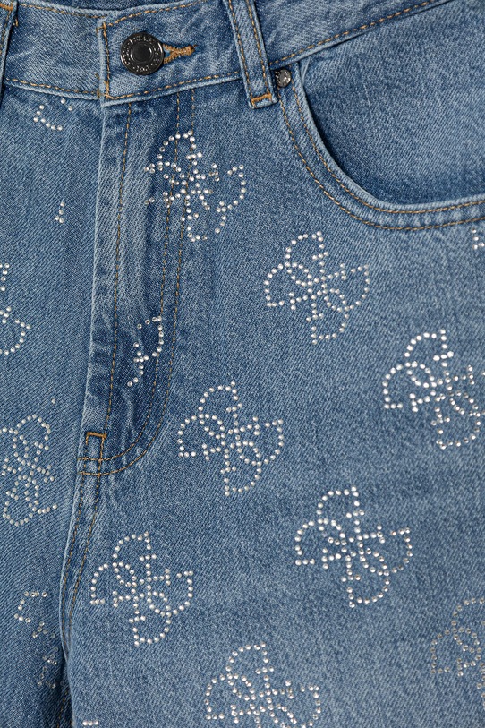 Dziewczynka Guess jeansy wide leg dziecięce J6GA00.D45E0.PPY2.M niebieski