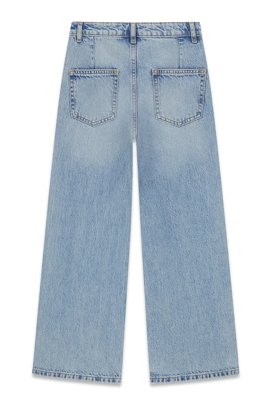 Dziewczynka Guess jeansy relaxed fit dziecięce J6GA07.D45E0.PPY2.M niebieski