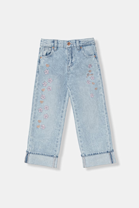 Guess jeansy straight dziecięce niebieski K6GA02.D45E0.PPY2.M