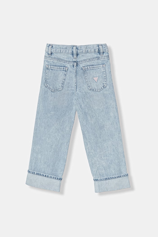 Guess jeansy straight dziecięce K6GA02.D45E0.PPY2.M niebieski SS26