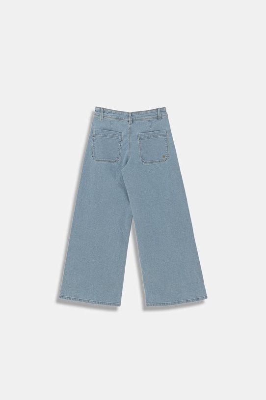 United Colors of Benetton jeansy wide leg dziecięce 45ONCE03R.G.Riproposto niebieski SS26