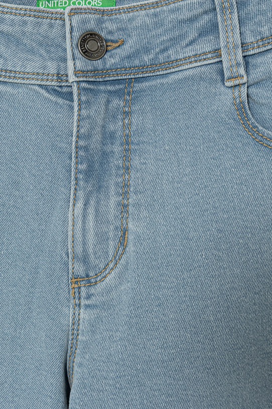 Dziewczynka United Colors of Benetton jeansy wide leg dziecięce 45ONCE03R.G.Riproposto niebieski