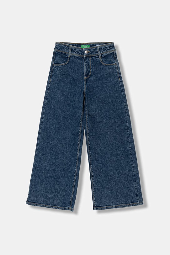 United Colors of Benetton jeansy wide leg dziecięce granatowy 45ONCE03R.G.Riproposto