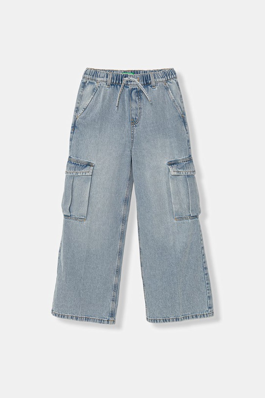 United Colors of Benetton rifle wide leg detské modrá 4KEHCF05I.G.Stagionale