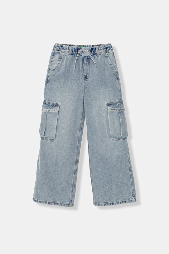 United Colors of Benetton rifle wide leg detské modrá 4KEHCF05I.G.Stagionale