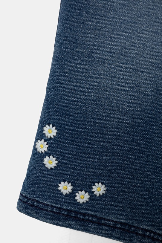 Deklice United Colors of Benetton kavbojke straight kroja za dojenčke 4BAYAF01T.W.Stagionale modra