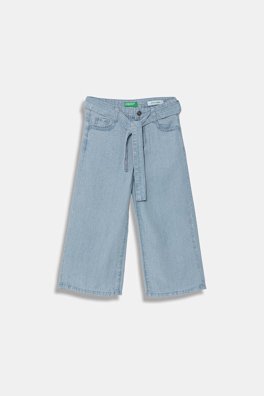 United Colors of Benetton spodnie wide leg dziecięce niebieski 4FFKGE02E.P.Riproposto