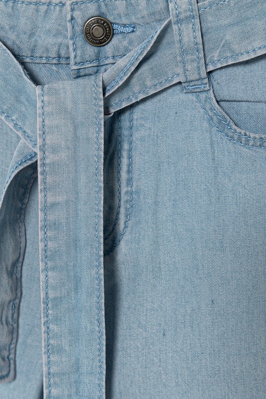 Dziewczynka United Colors of Benetton spodnie wide leg dziecięce 4FFKGE02E.P.Riproposto niebieski