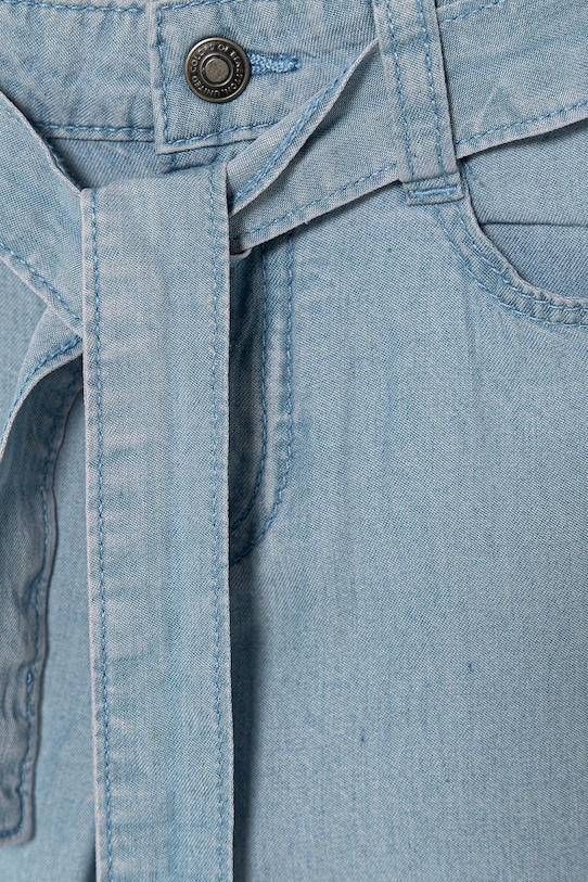 Dziewczynka United Colors of Benetton spodnie wide leg dziecięce 4FFKGE02E.P.Riproposto niebieski