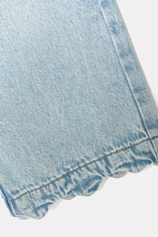 Dziewczynka United Colors of Benetton jeansy wide leg dziecięce 4P1XGE031.P.Stagionale niebieski