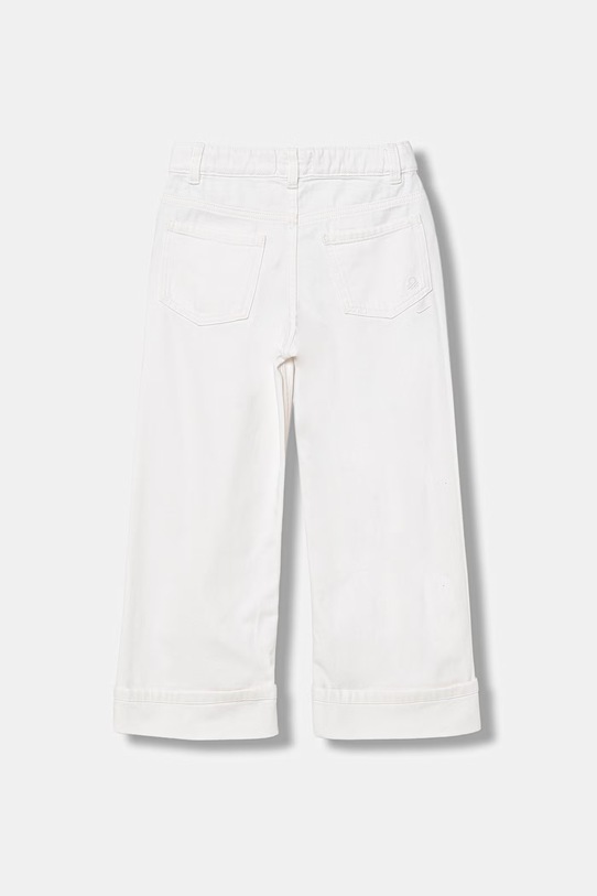 United Colors of Benetton rifle rovné detské 4PYACE04P.G.Stagionale biela SS26