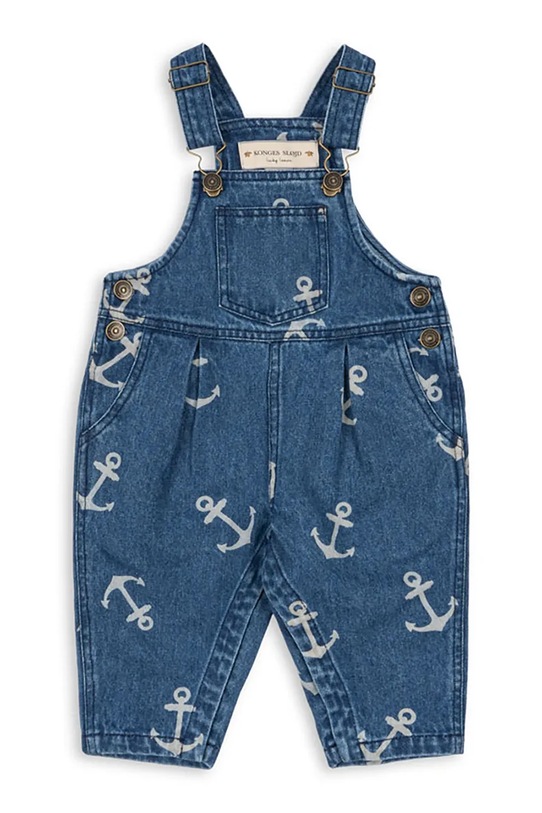 Konges Sløjd ogrodniczki dziecięce MAGOT OVERALLS GOTS KS104361.PreSpring granatowy SS26