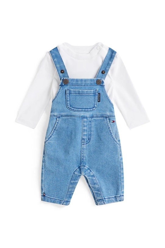 Комбінезон для немовлят Tommy Hilfiger Planet friendly блакитний KN0KN02199.PPY2