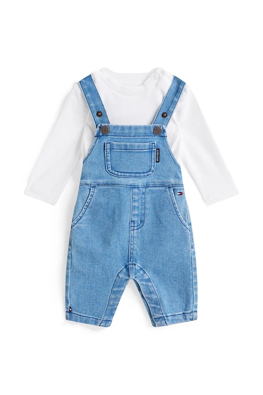 Комбінезон для немовлят Tommy Hilfiger Planet friendly блакитний KN0KN02199.PPY2