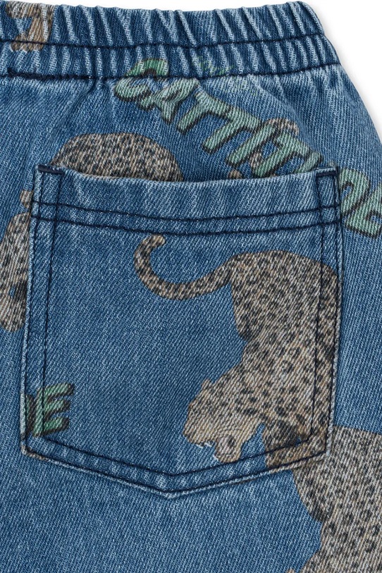 Chłopiec Konges Sløjd jeansy dziecięce MAGOT PANTS GOTS KS104973.PPY2 granatowy