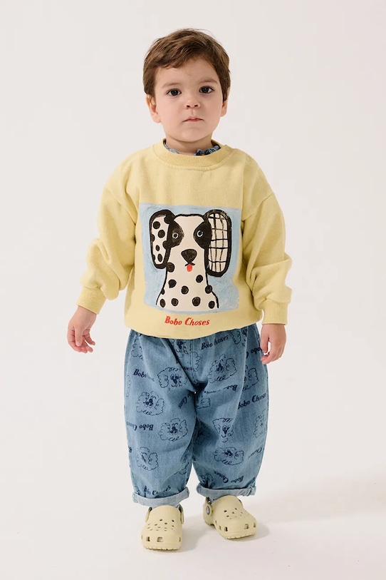 Bobo Choses jeans neonato Pickles The Dog 126AB074