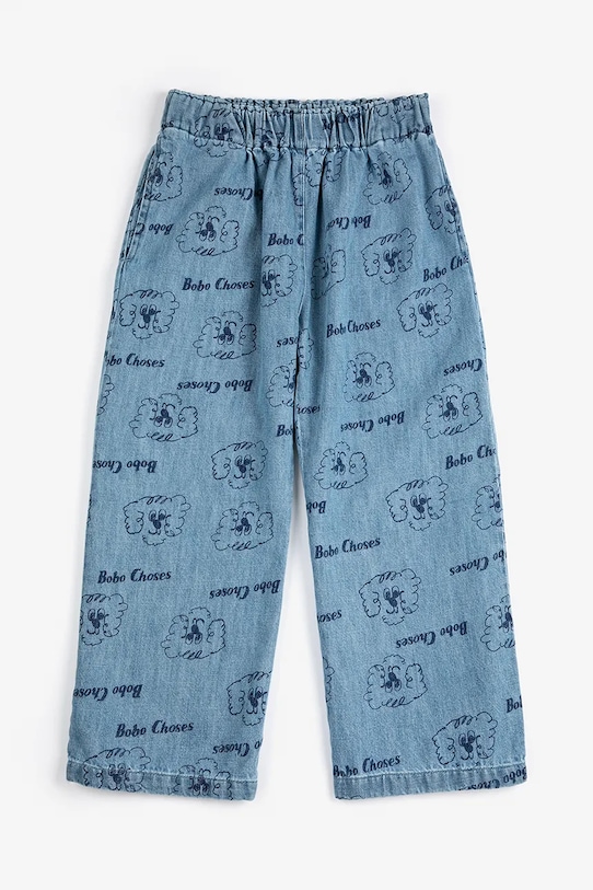 Bobo Choses jeans per bambini Pickles The Dog 126AC096 blu SS26