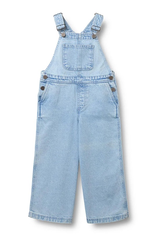 Wheat ogrodniczkie jeansowe dziecięce 2780.432.GOTS niebieski SS26