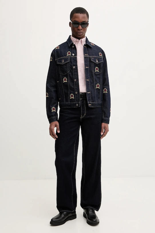 Tommy Jeans jeansy DM0DM22276 granatowy SS26