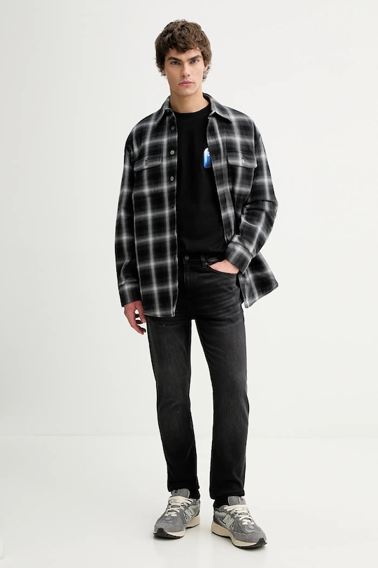 HUGO jeansy HUGO 708 50555179 czarny SS26